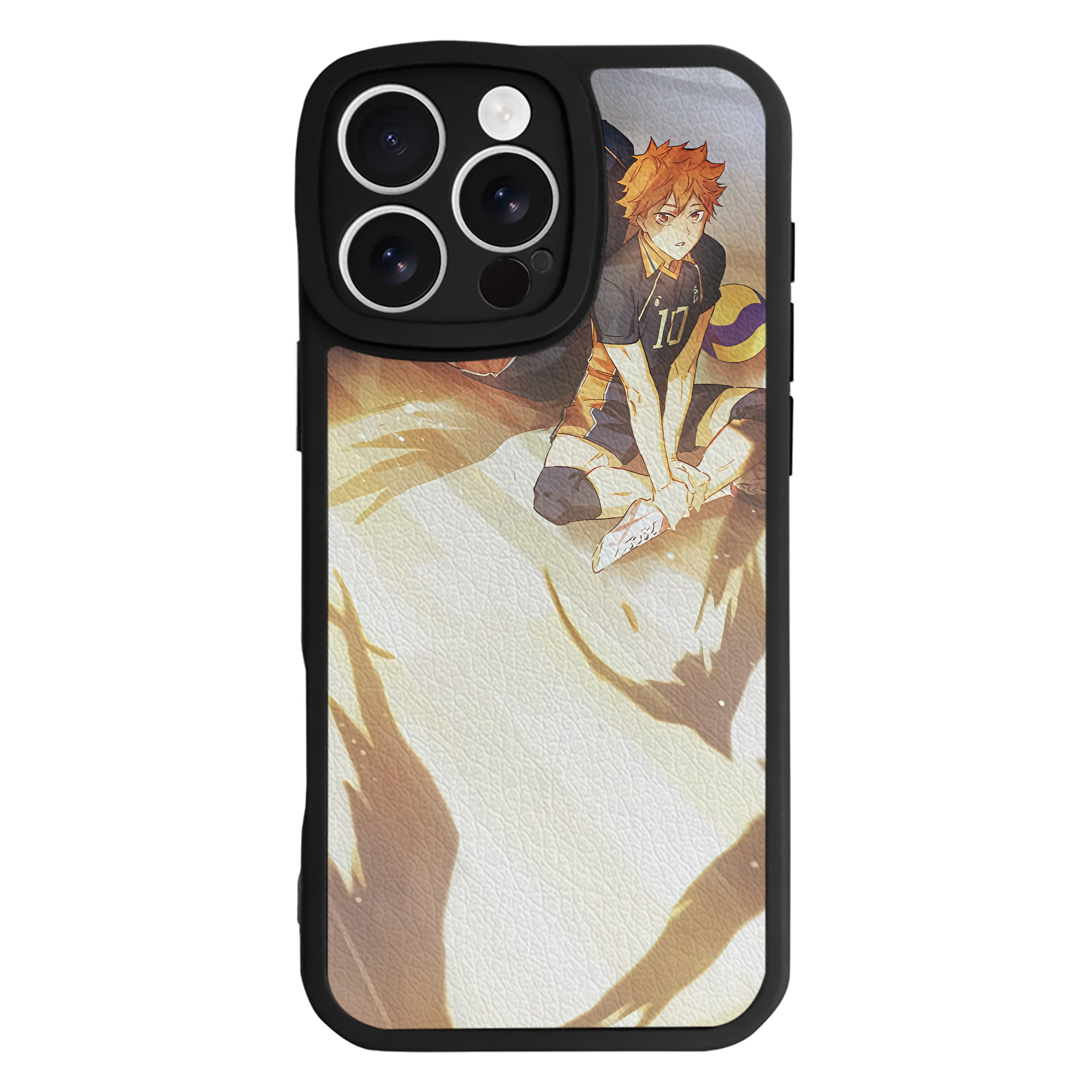 （画像用） ハイキュー!! Haikyu!! 【iPhone 16シリーズ対応】シリコンスマホケース（レザー調） 材質：シリコン
